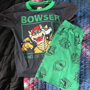 Nintendo Super Mario Black and Green Apparel